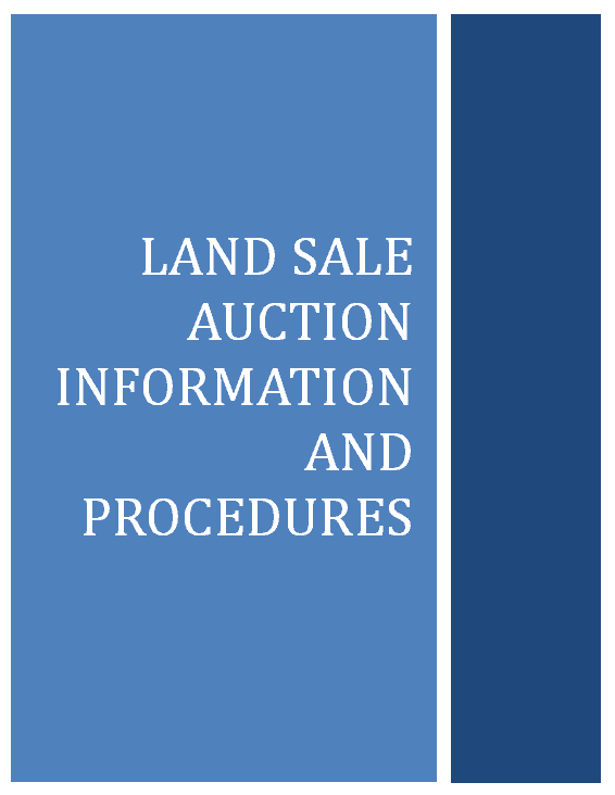 Auction Information Cover Sheet
